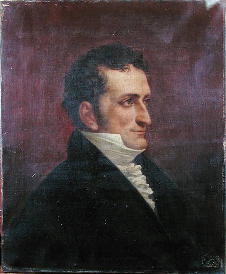 Retrato del médico y pedagogo francés Jean Marc Gaspard Itard, investigador instructor del caso del niño feral Víctor de Aveyron.