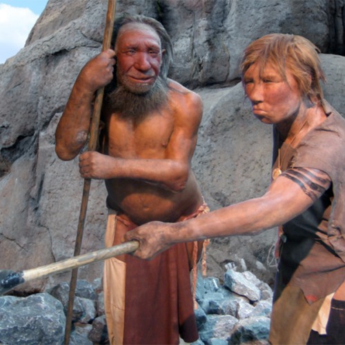 Los neandertales contaban con suficientes conocimientos tecnológicos para construir lanzas útiles para la caza.  UNiesert/Frank Vincentz (montage: Abuk SABUK)